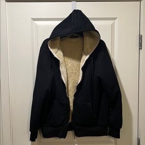 YeoKou Hooded Jacket with Cream Lining